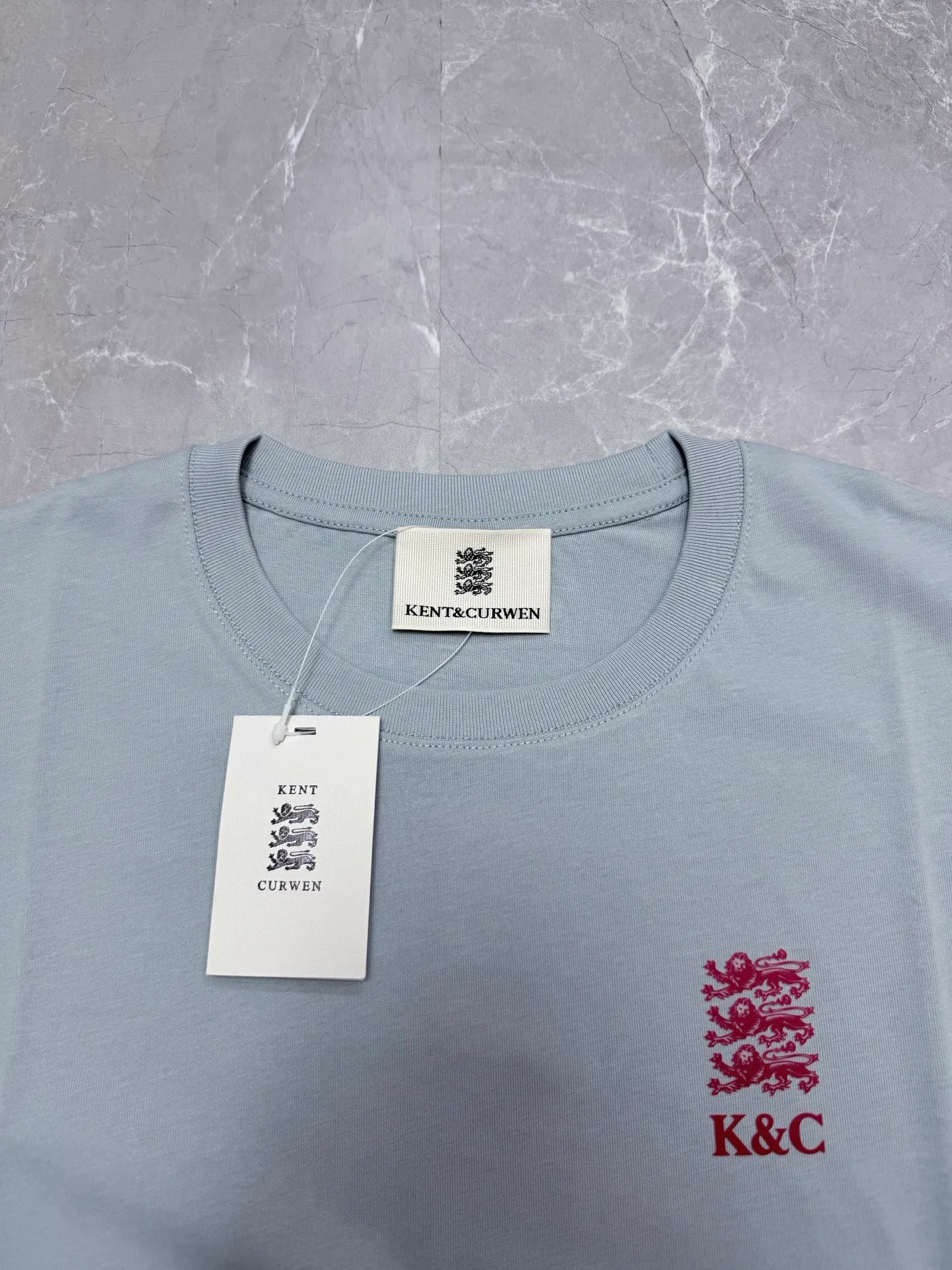 Kendiwen 26New Arrival three lions printed round neck short-sleeved pullover T-shirt for men. Size: S.M.L.XL.XXL.